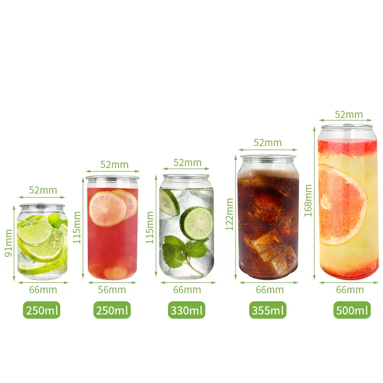 250ml Transparent PET Plastic Beverage Bottles with Screw-On Cap